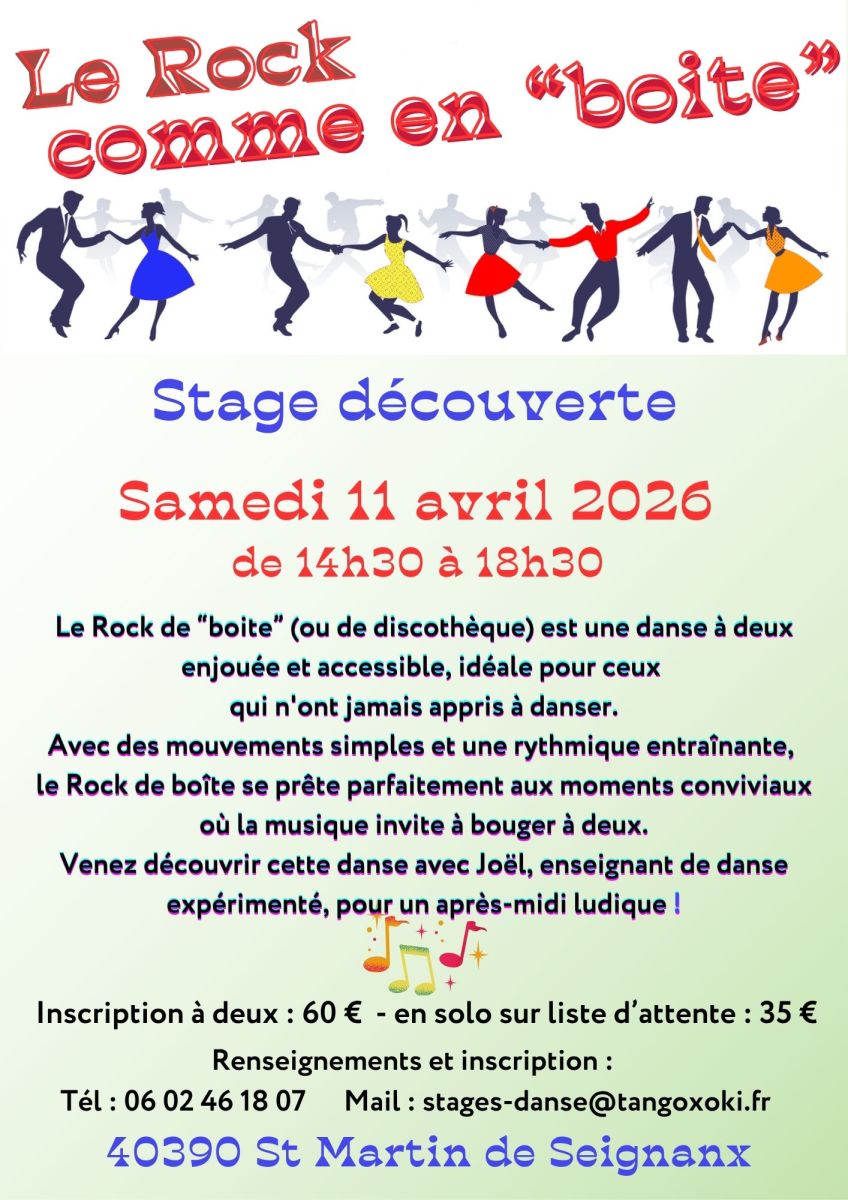 Stage de rock "comme en boite" à St Martin de  ...