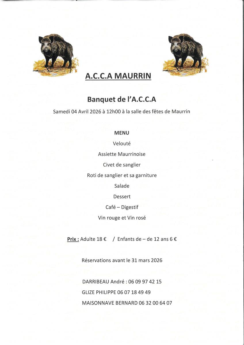 Banquet de chasse - Maurrin