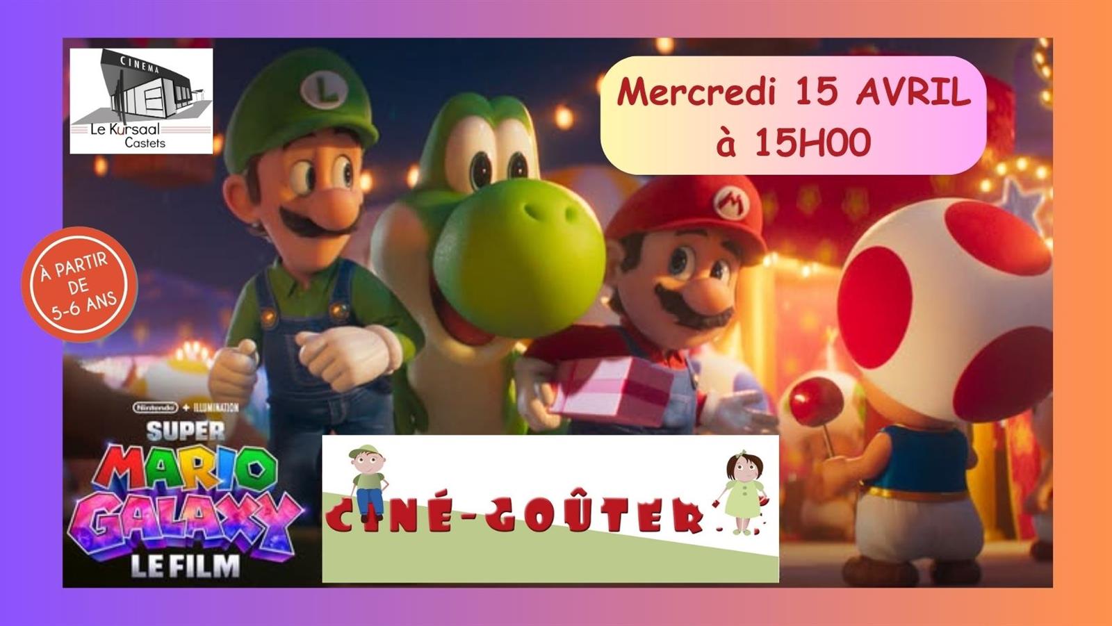 Ciné-goûter "Super Mario Galaxy"