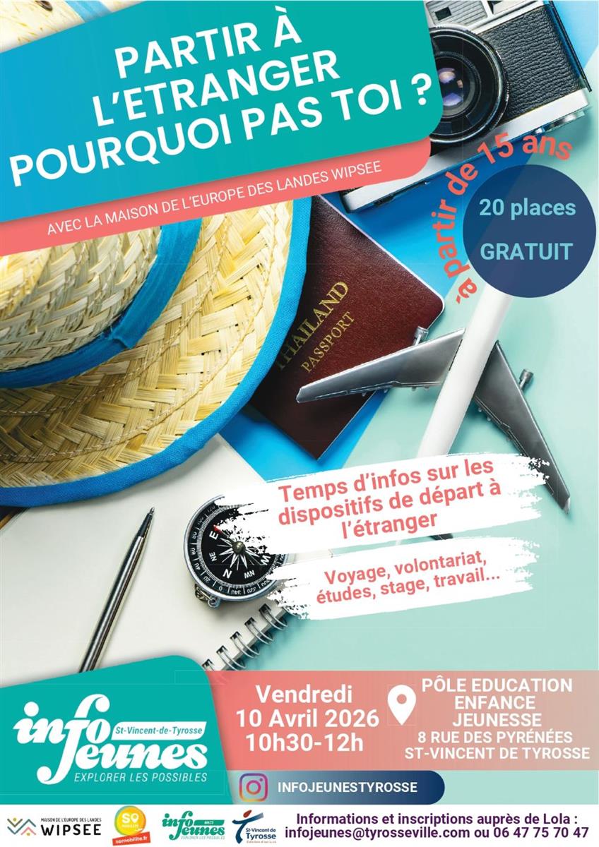 Partir à l'étranger, pourquoi pas toi ?