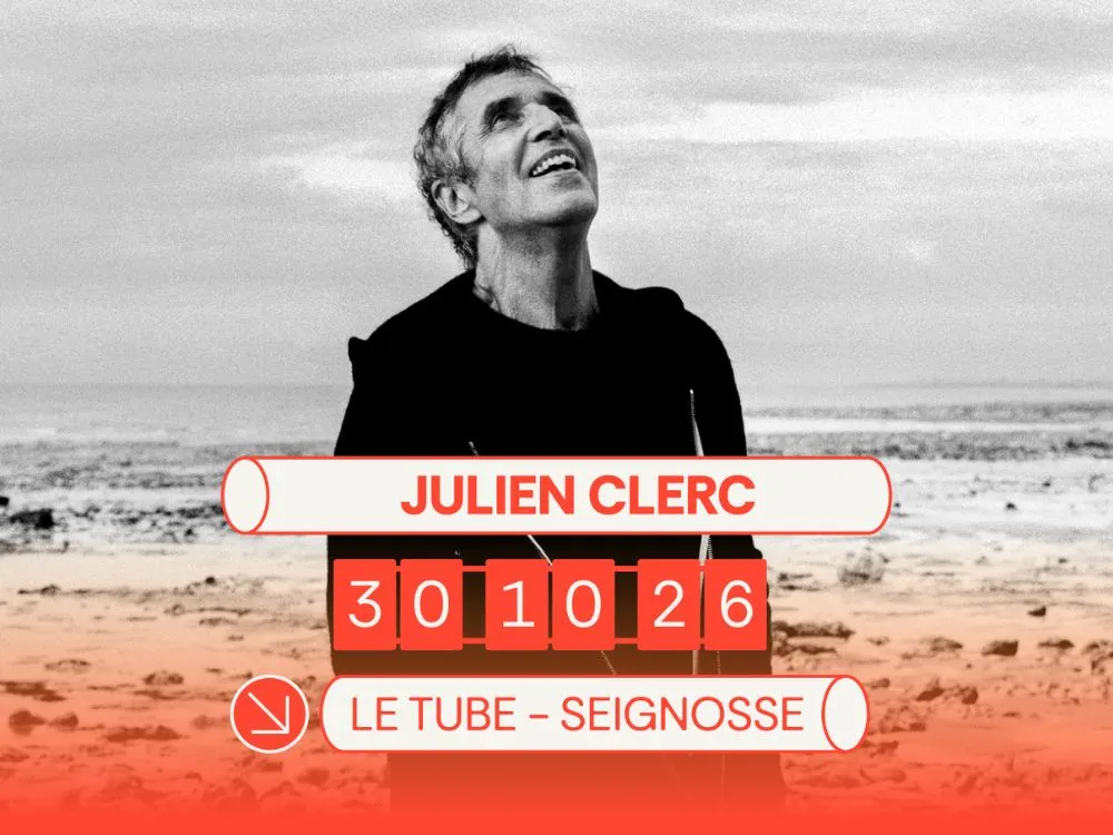 Concert - Julien Clerc - Crédit: Le Tube | CC BY-NC-ND 4.0