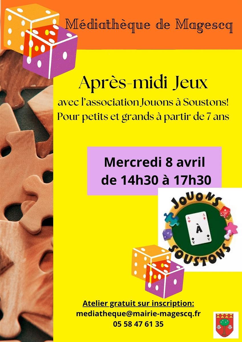 Après-midi jeux de société