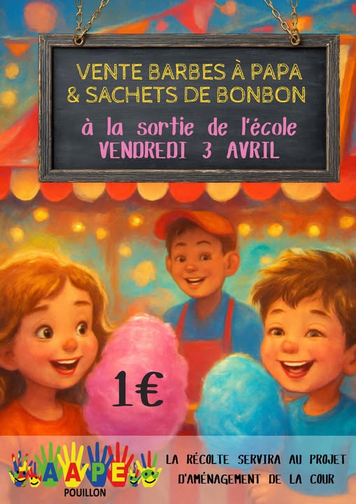 vente de barbe à papa & bonbons