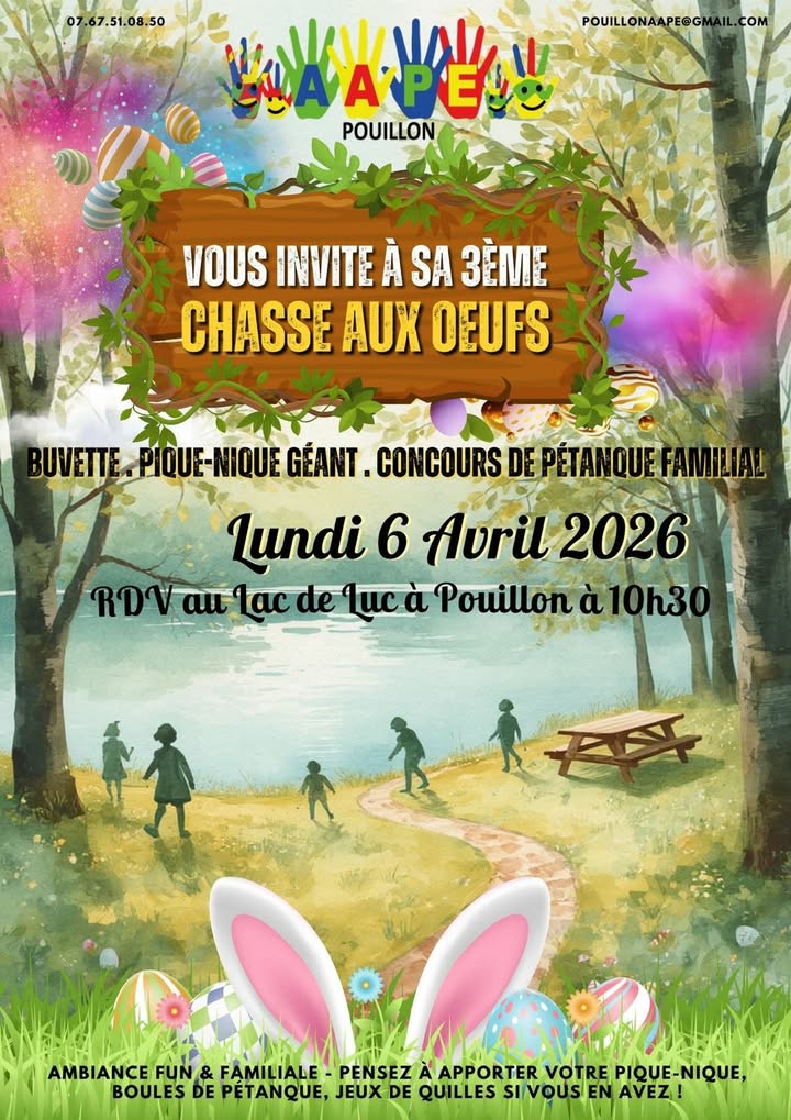 Chasse aux oeufs et concours de pétanque