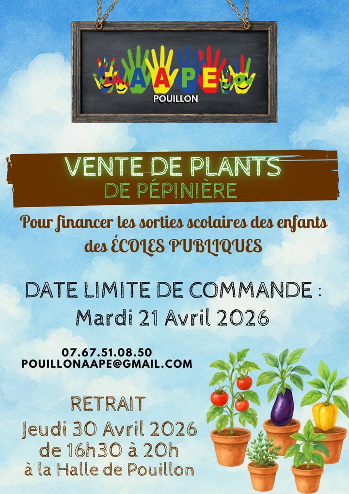 vente de plants de pépinière