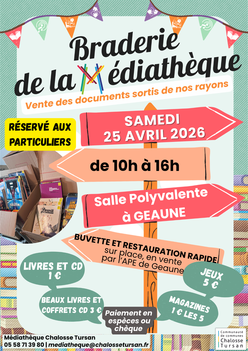 Braderie de la Médiathèque