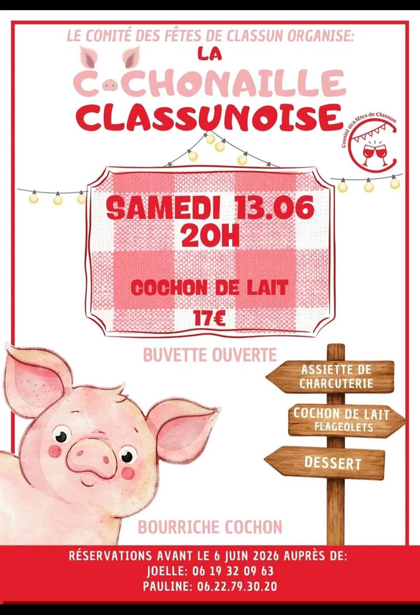 Repas cochon à Classun