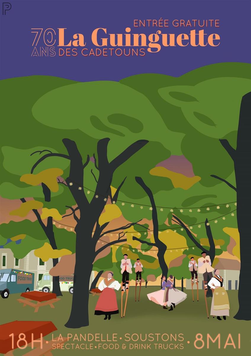 Guinguette Spectacle folklorique des échassier ...