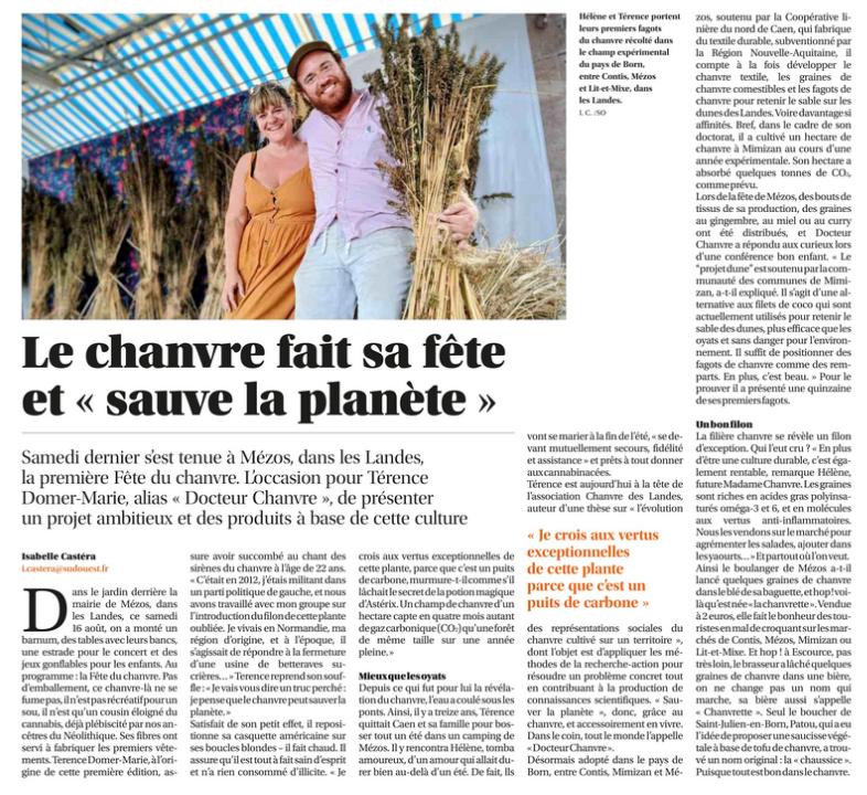 La fête du chanvre à Mézos