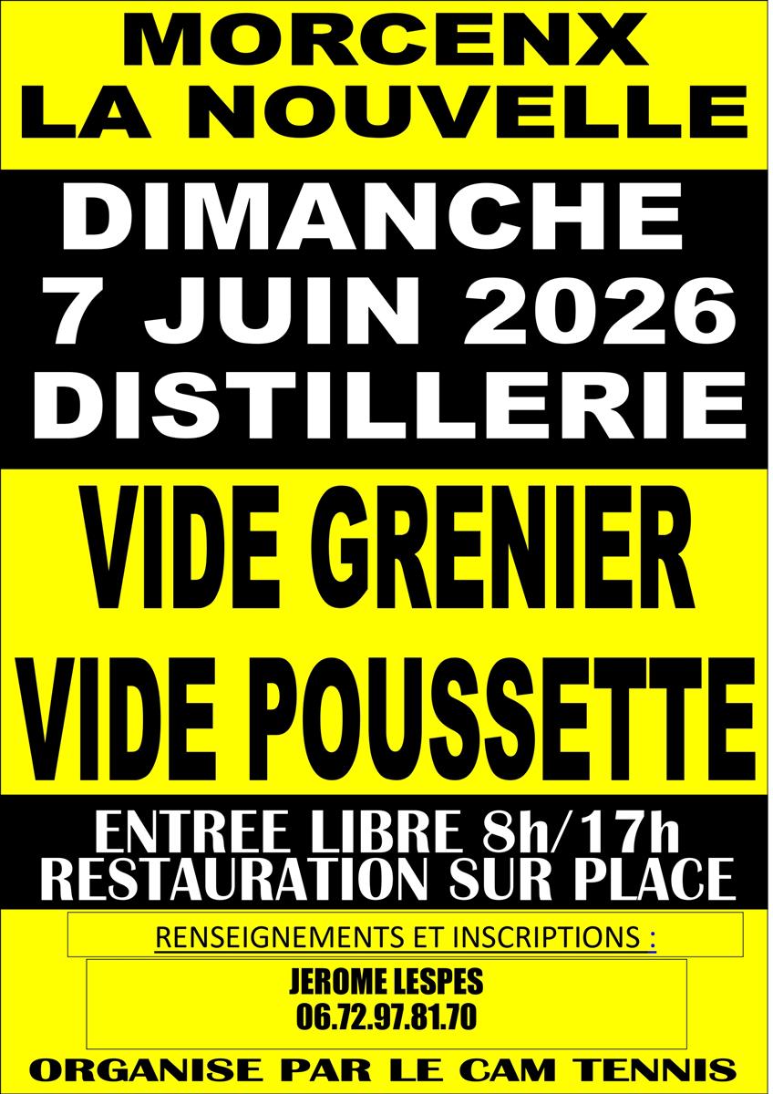 Vide grenier, Vide poussette du CAM Tennis