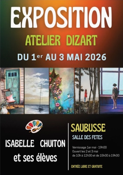 Exposition peintures Atelier Dizart