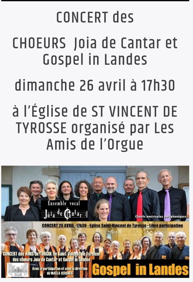 Concert de la chorale Gospel In Landes