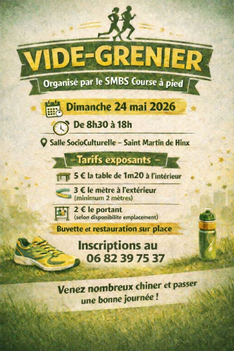 Vide Grenier du Smbs Course à Pied