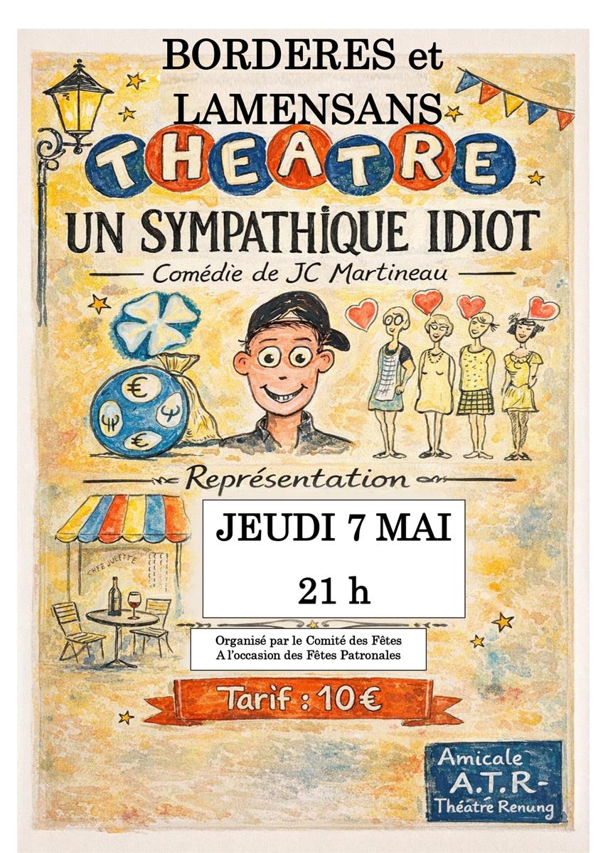 Soirée théâtre - Un sympathique idiot