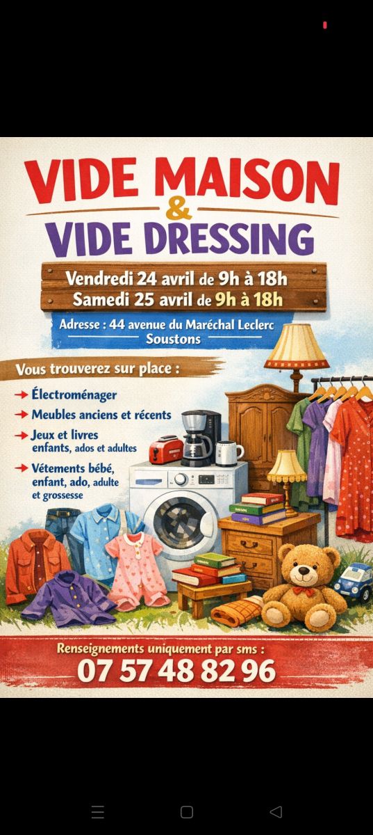 Vide maison/ dressing
