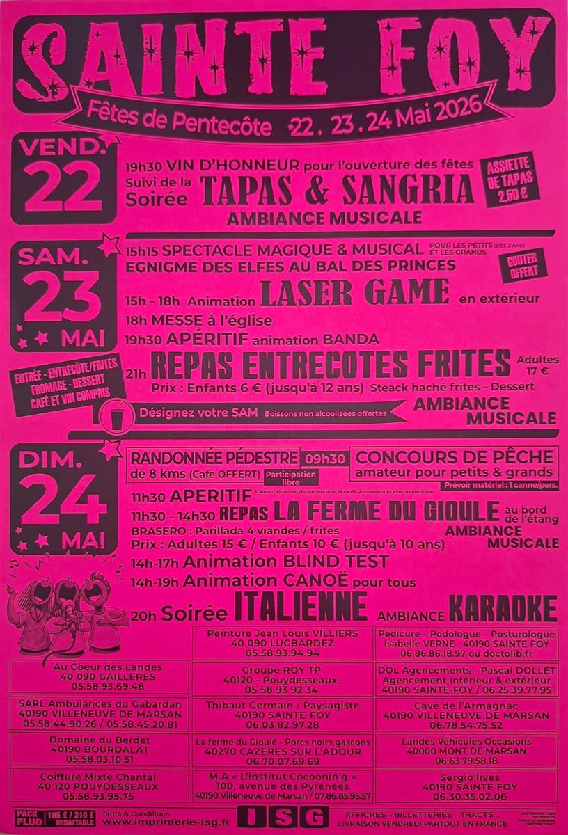 Fêtes de Pentecôte