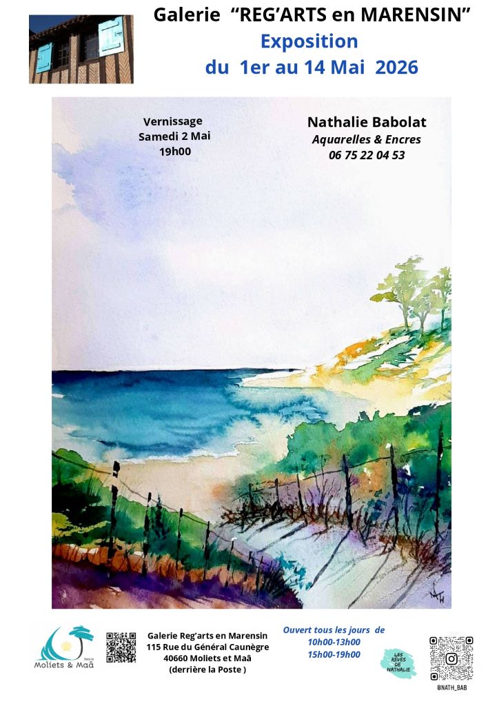 Exposition par Nathalie Babolat : Aquarelles & ...