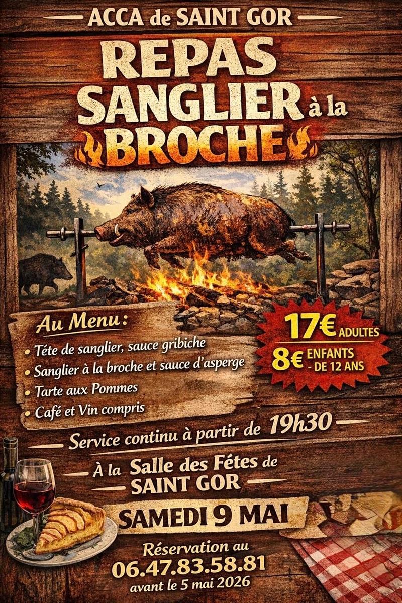 Sanglier à la broche