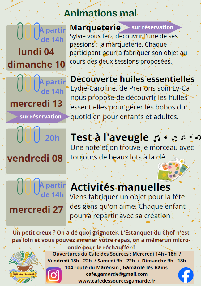 Activité manuelle