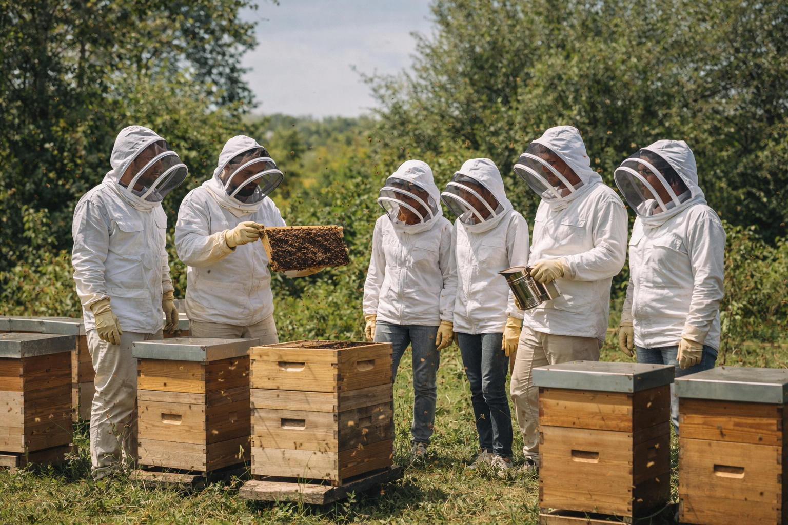 Visite à la miellerie Apis Mellona