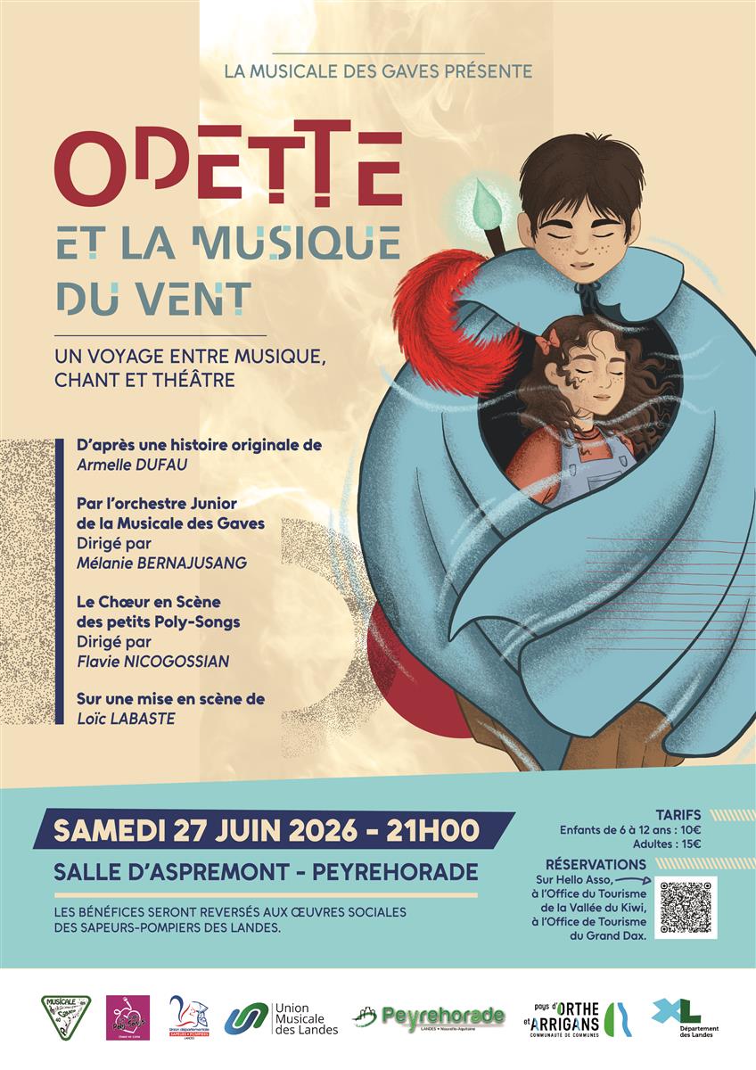 Spectacle Odette et la musique du vent