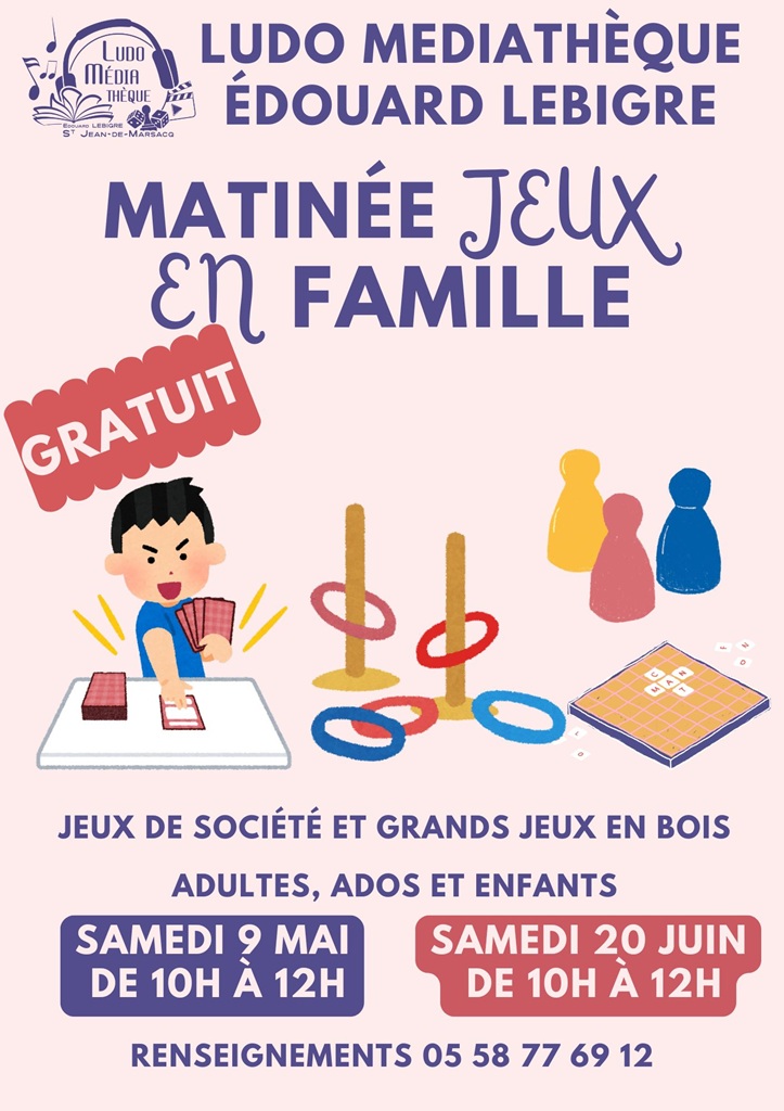 Matinée Jeux en famille