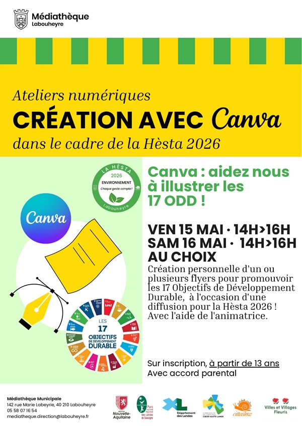 Atelier numérique créatif sur Canva : les obje ...