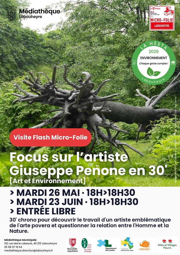 Visite Flash : Giuseppe Penone : la relation e ...