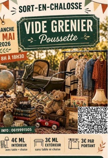 Vide grenier /poussette/ouvert aux professionnels