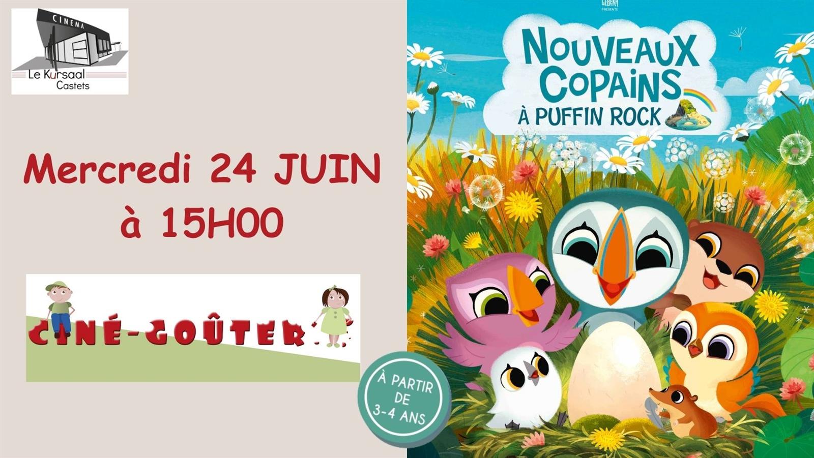 Ciné-goûter "Nouveaux copains à Puffin Rock"