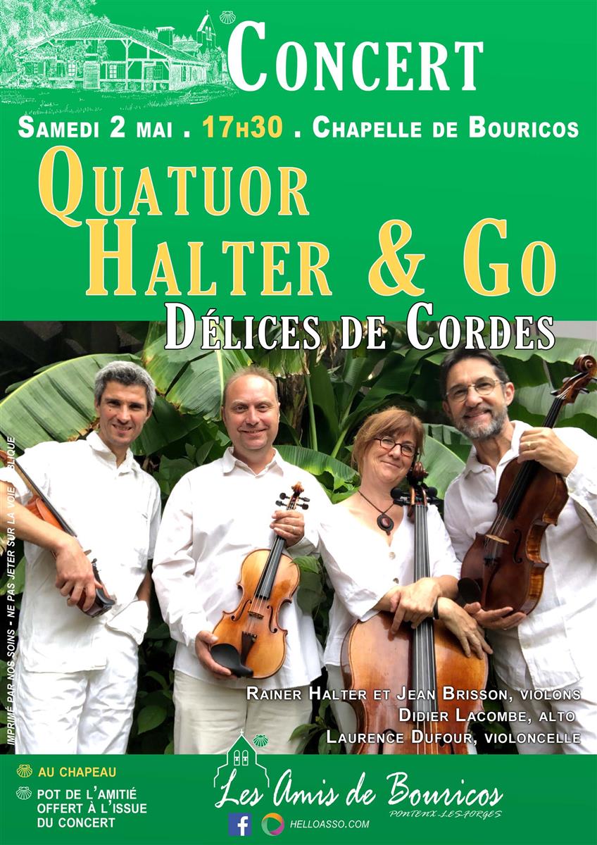 Concert - Quatuor Halter & Go - Délices de cordes