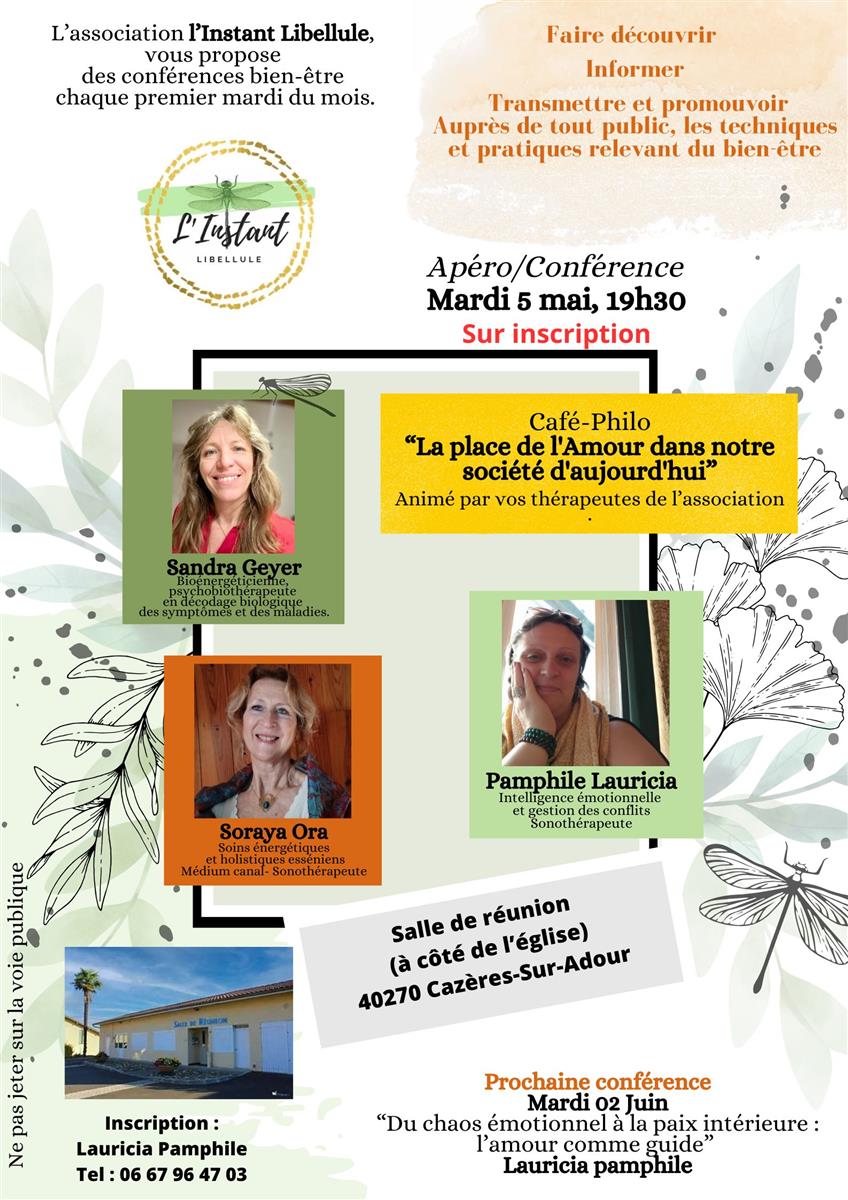 Apéro/conférence "La place de l’Amour dans not ...