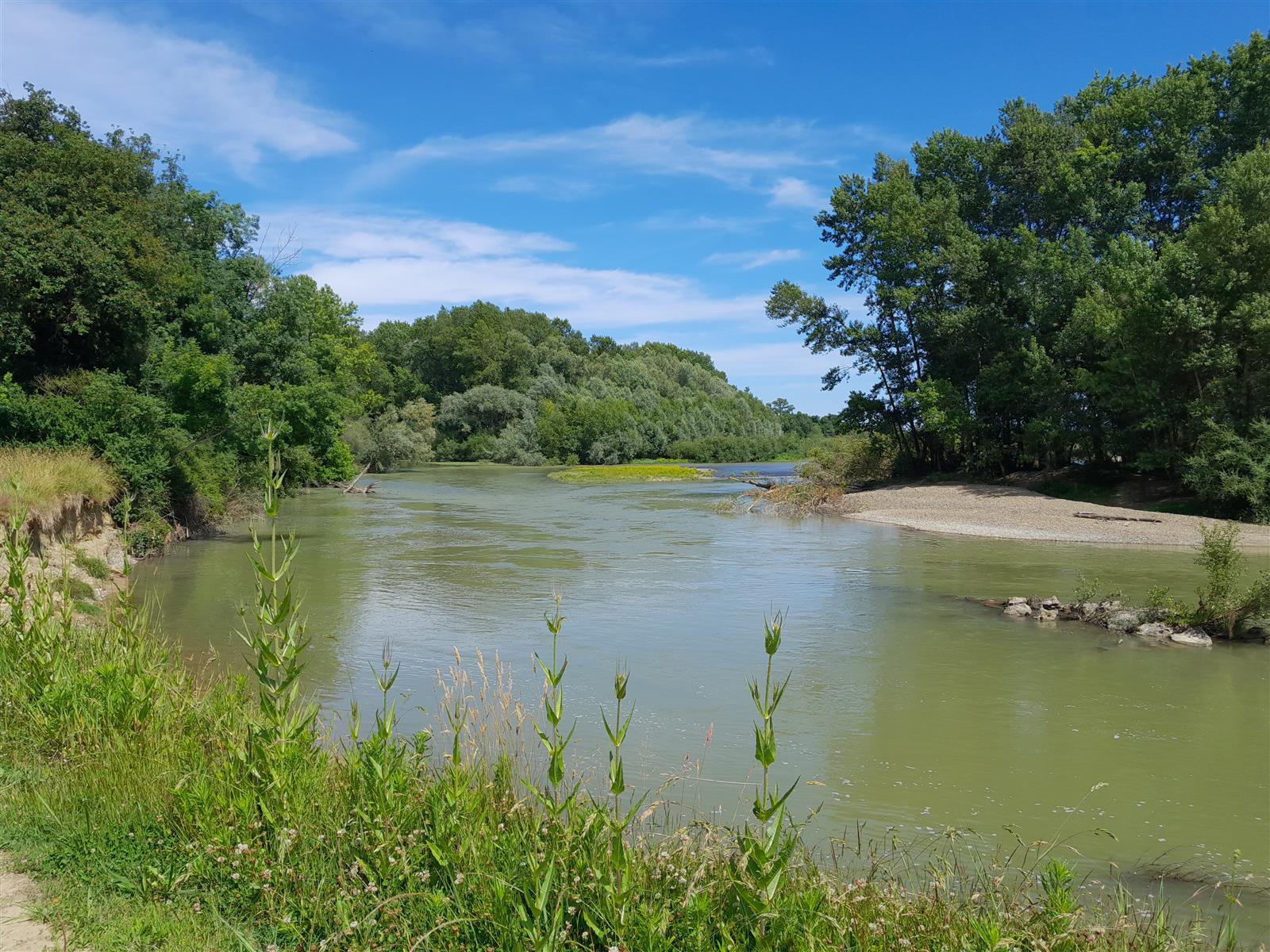 Balade sur le sentier de l'Adour entre Bordère ...