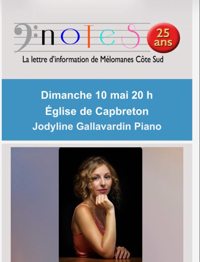 Concert Jodyline Gallavardin piano