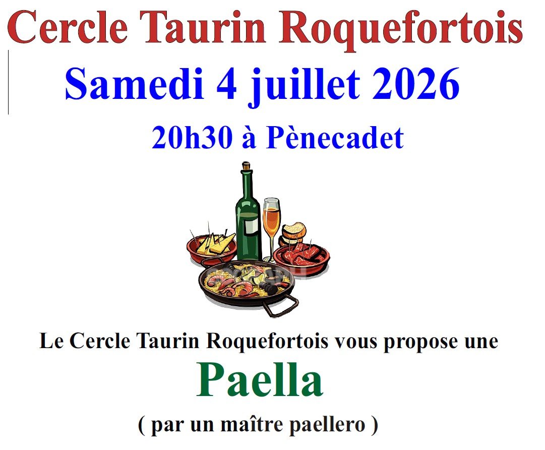 Paëlla du Cercle Taurin Roquefortois