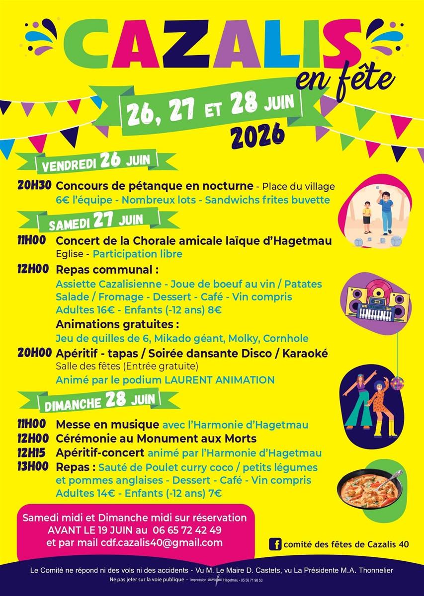Cazalis en fêtes