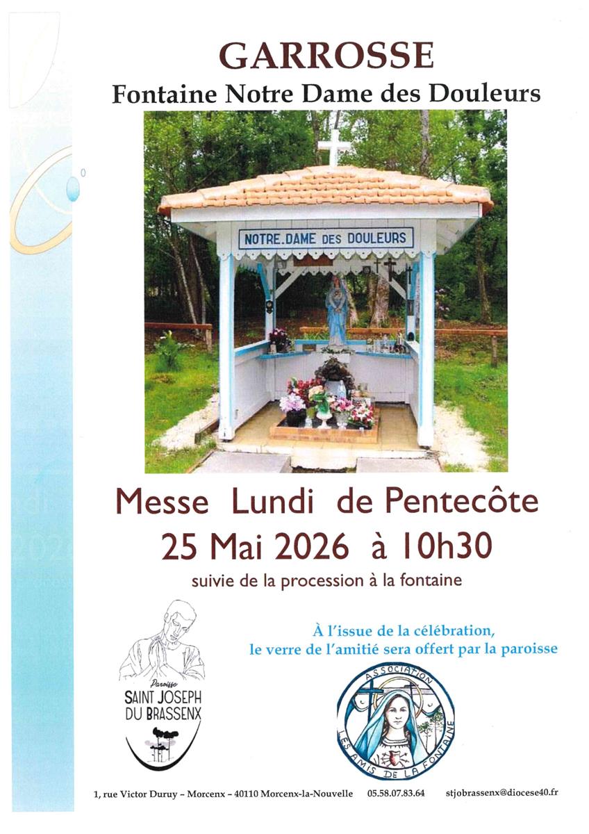 Messe du Lundi de Pentecôte à la Fontaine "Not ...