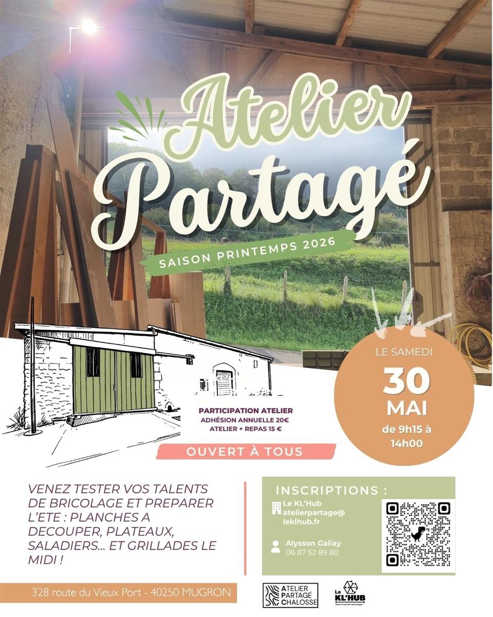Atelier + repas : fabrication de planche en bo ...