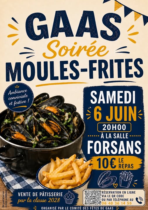 Soirée Moules-Frites