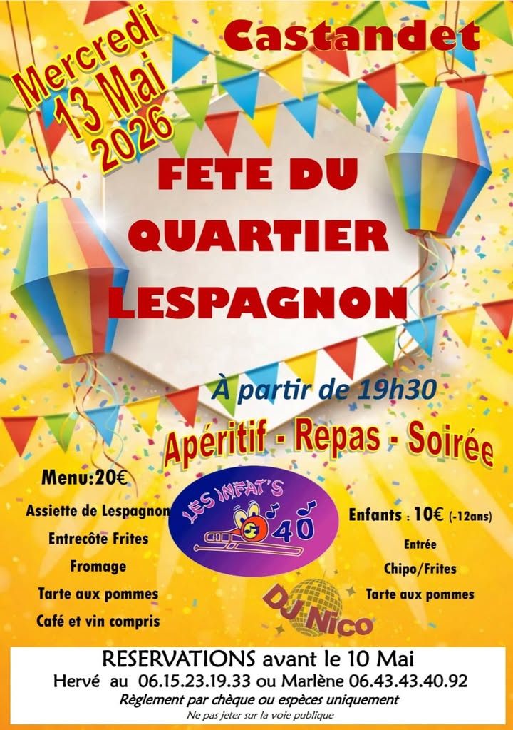 Fête du quartier de Lespagnon