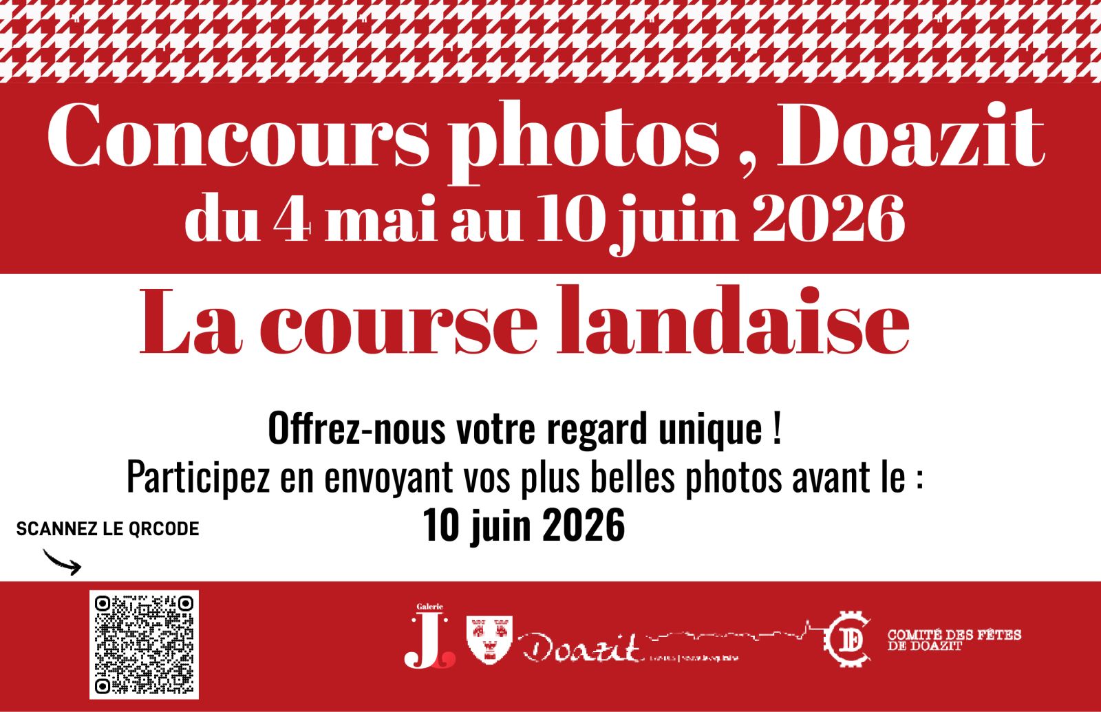 Concours photos du lundi 4 mai au 10 juin 2026.