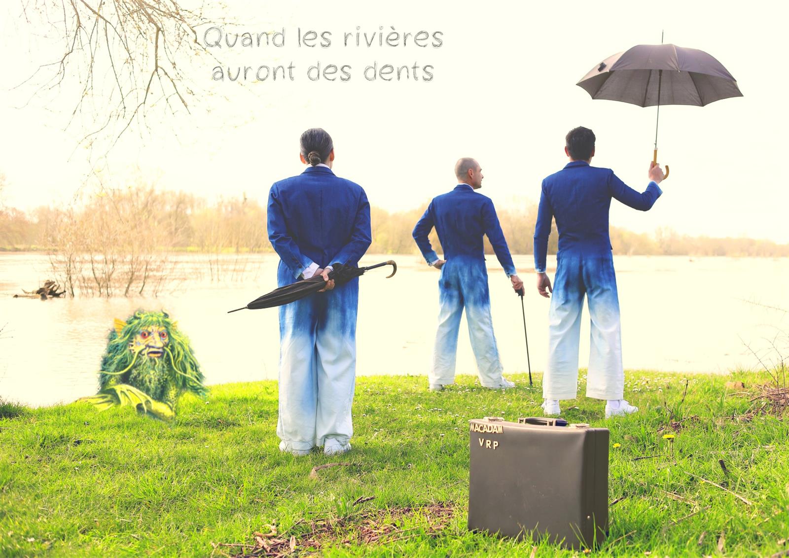 Spectacle de rue "Quand les rivières auront de ...