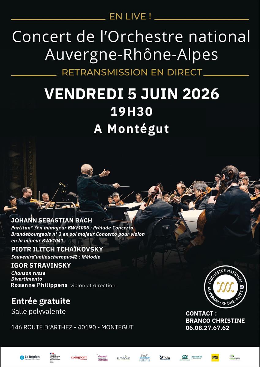 Retransmission concert : Orchestre National Au ...