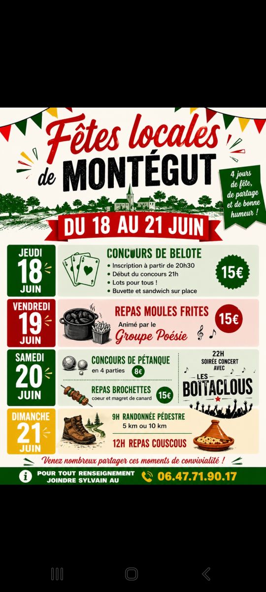 Fêtes Patronales à Montégut