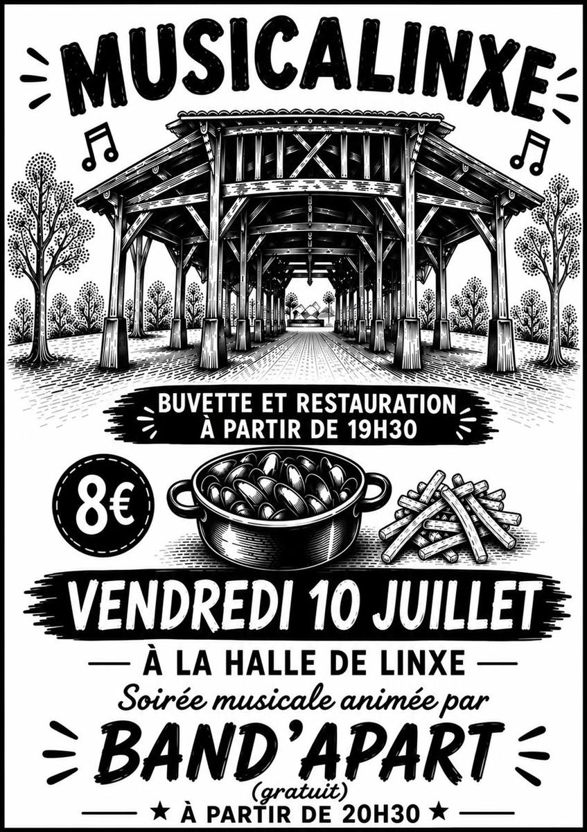 Soirée grillades animée par Band'Apart