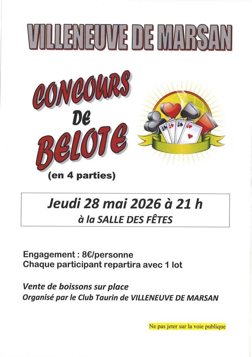 Concours de belote