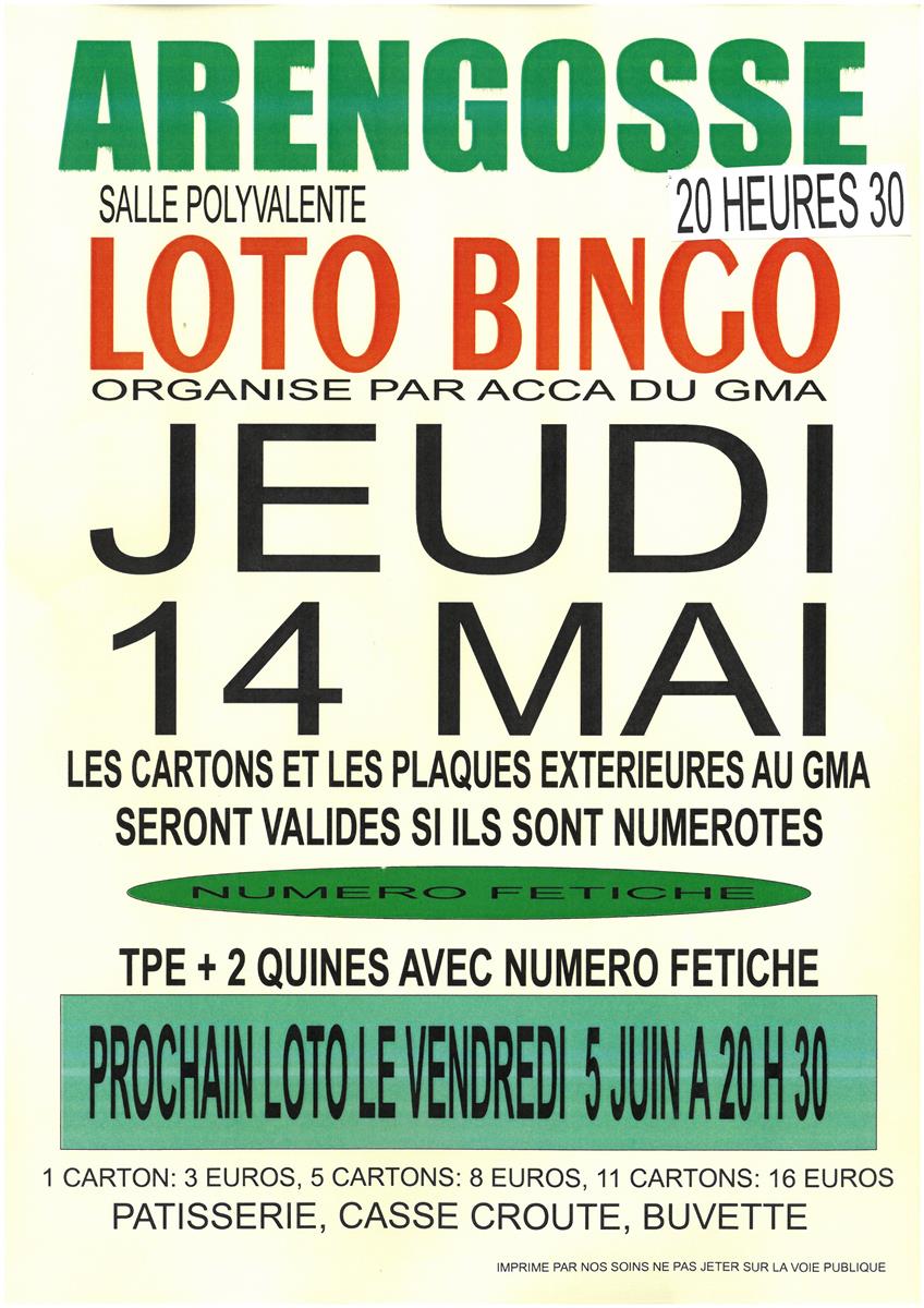 Loto Bingo ACCA DU GMA
