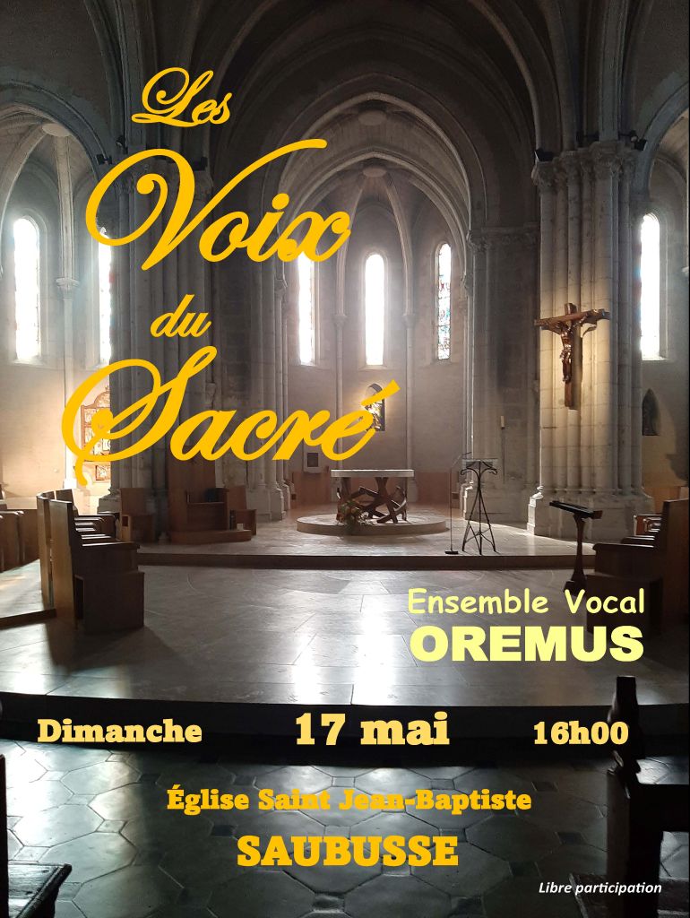 Concert Les voix du sacré