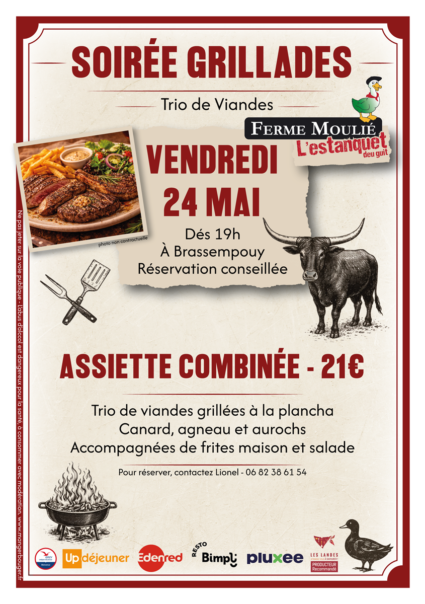 Soirée Trio de Viandes