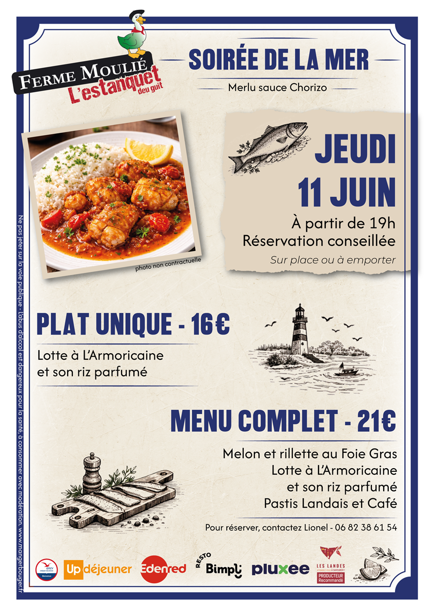 Soirée de la Mer à la Ferme Moulié